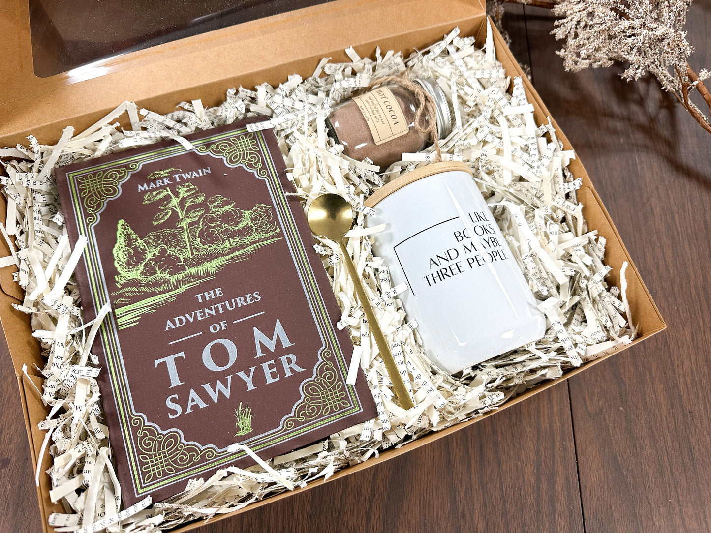 Classic Book, Christmas Gift Idea, Book Gift Idea, Book Lover Gift Box, Tom Sawyer