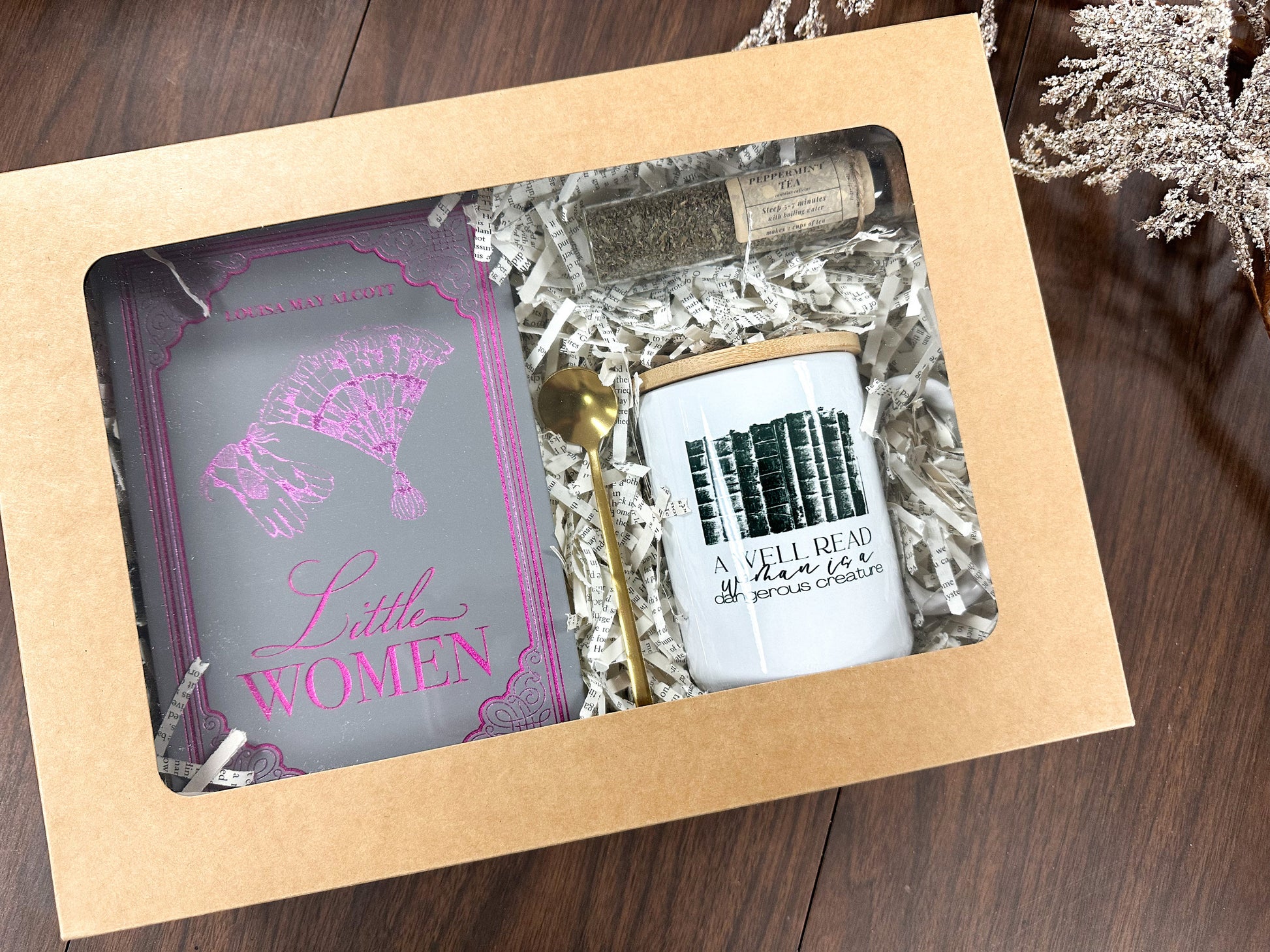 Little Women Classic Book, Gift Idea, Book Gift Idea, Book Lover Gift Box, Book Bundles