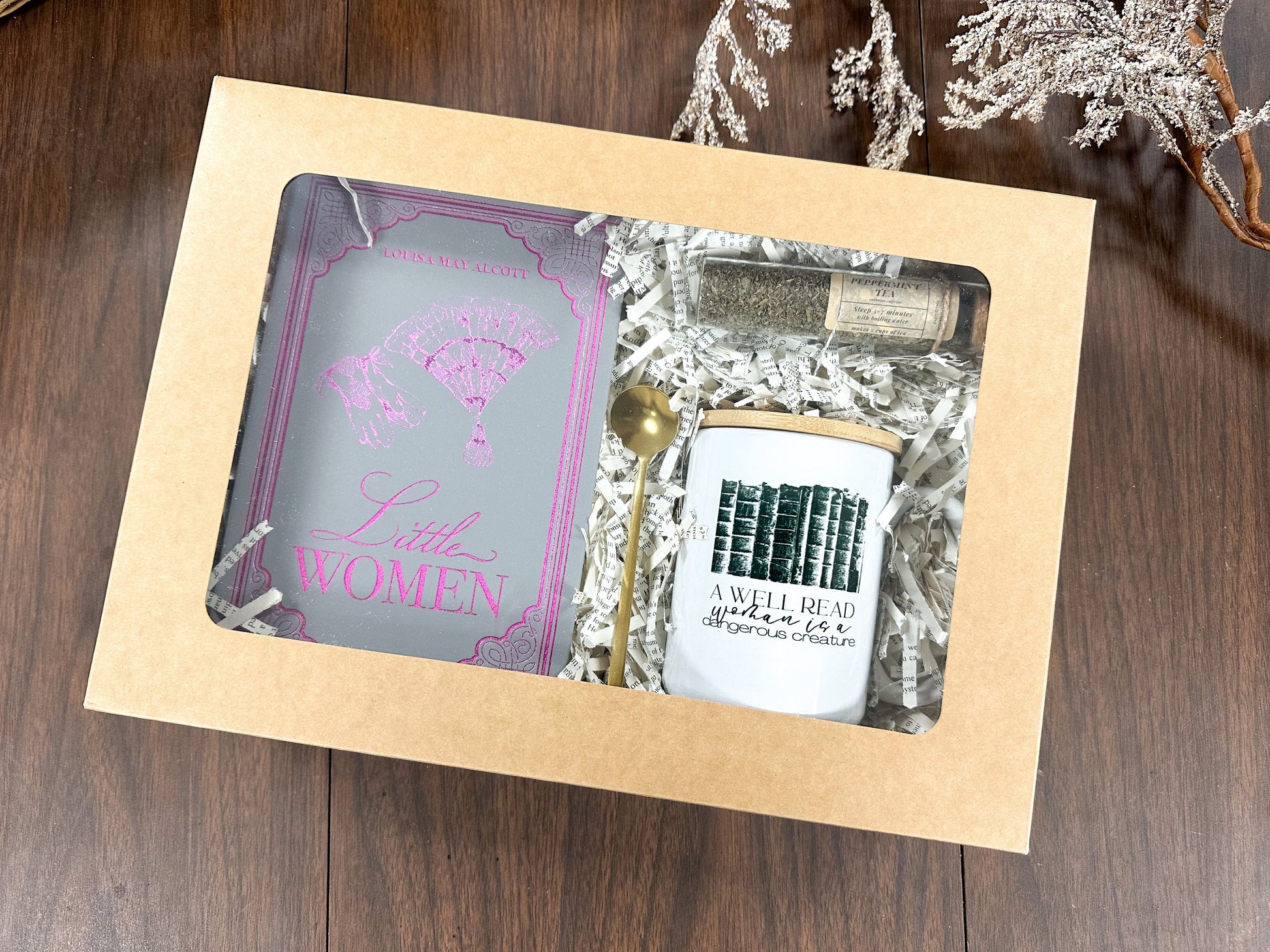 Little Women Classic Book, Gift Idea, Book Gift Idea, Book Lover Gift Box, Book Bundles