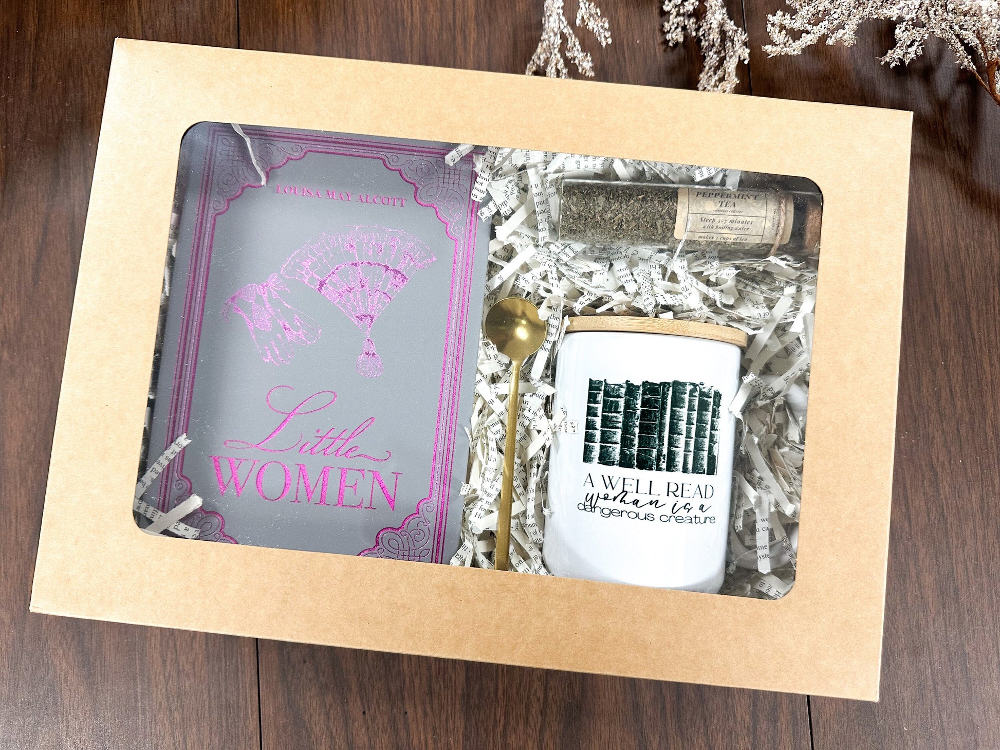 Little Women Classic Book, Gift Idea, Book Gift Idea, Book Lover Gift Box, Book Bundles