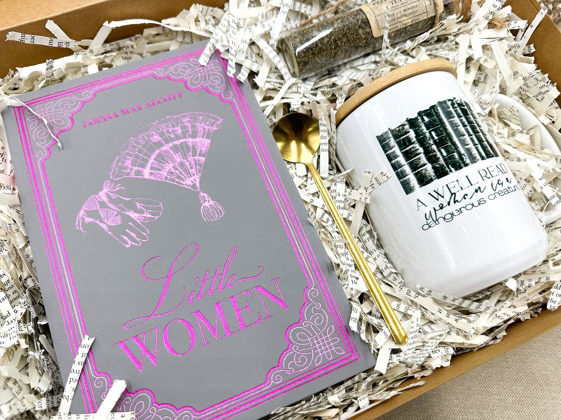 Little Women Classic Book, Gift Idea, Book Gift Idea, Book Lover Gift Box, Book Bundles