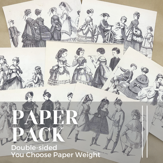 Double-Sided Paper Pack- Vintage Children
