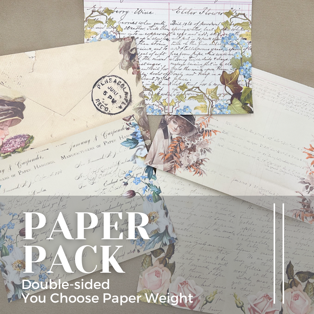 Double-Sided Paper Pack- Vintage Floral