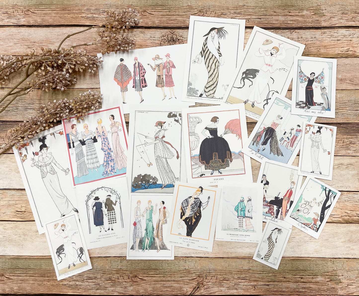 Reproduction Ephemera of Vintage Ladies
