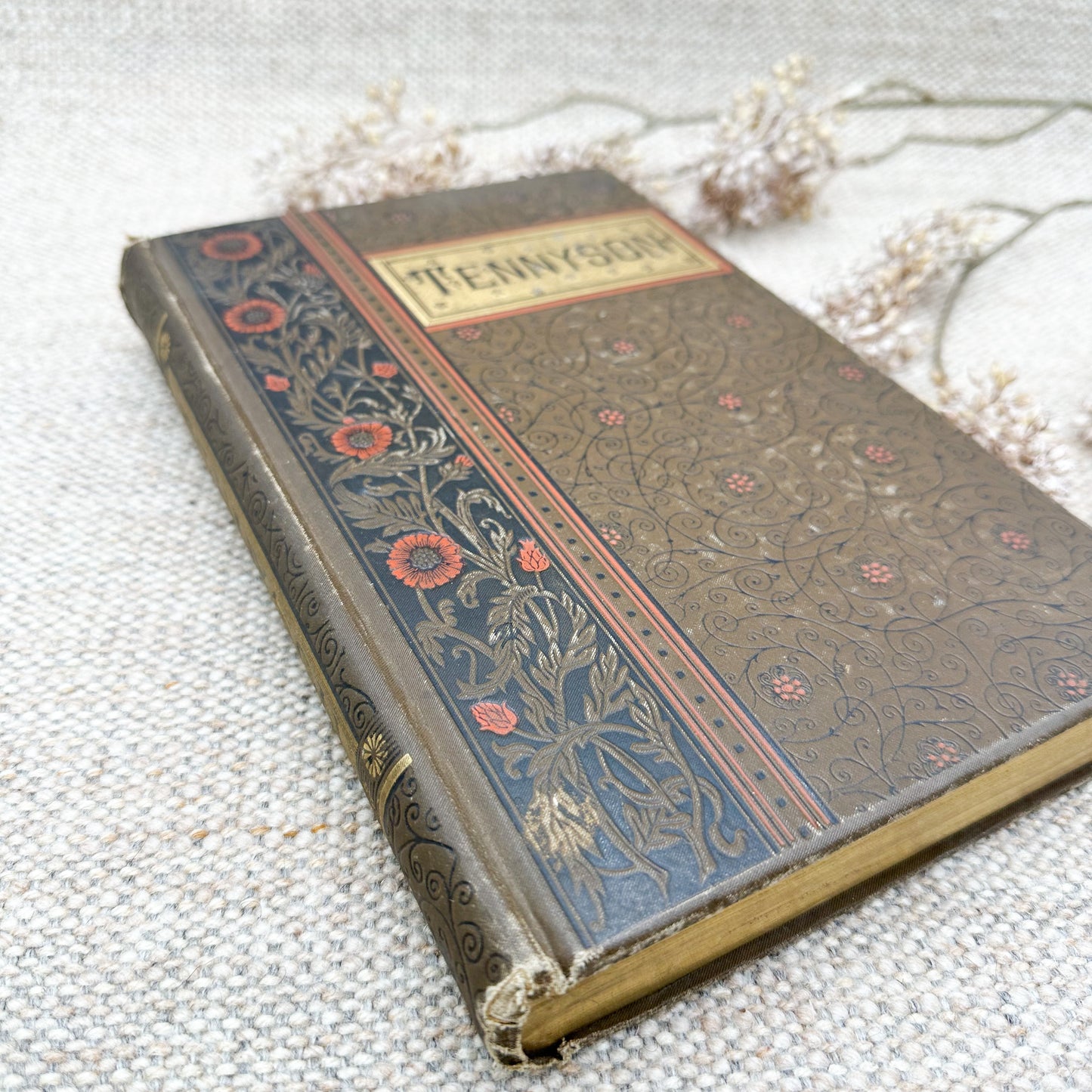 Tennyson Vintage Book