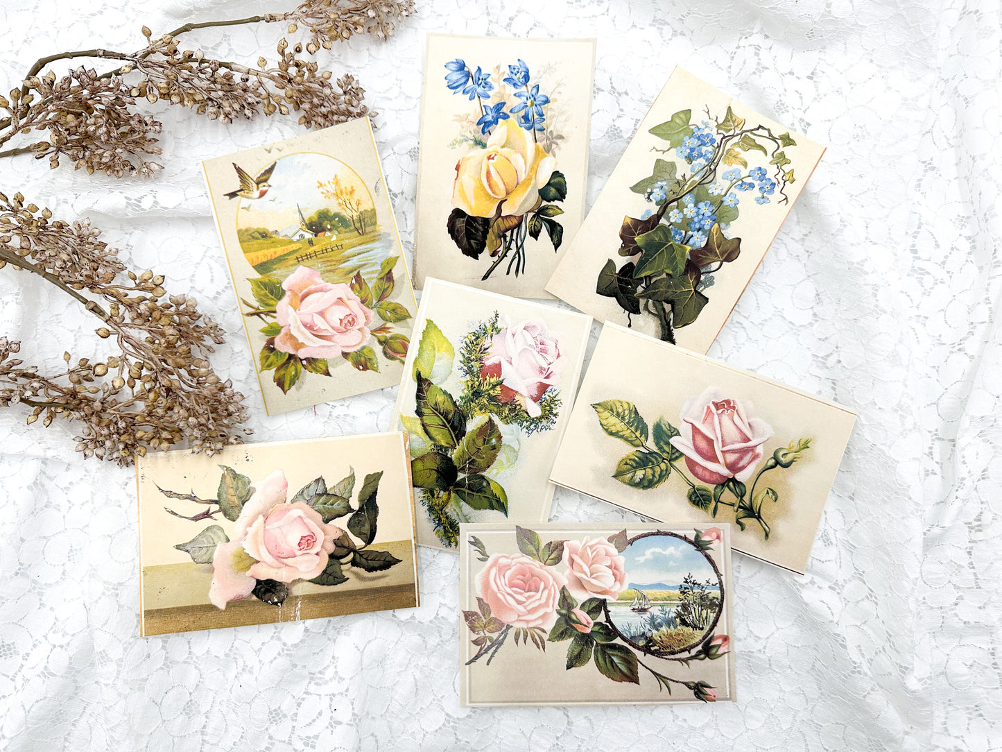 Floral Postcards- Digital Download