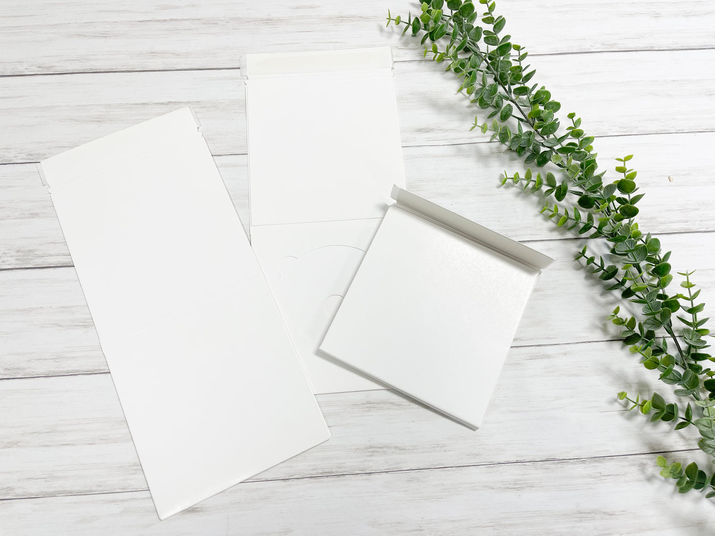 White CD Mailers