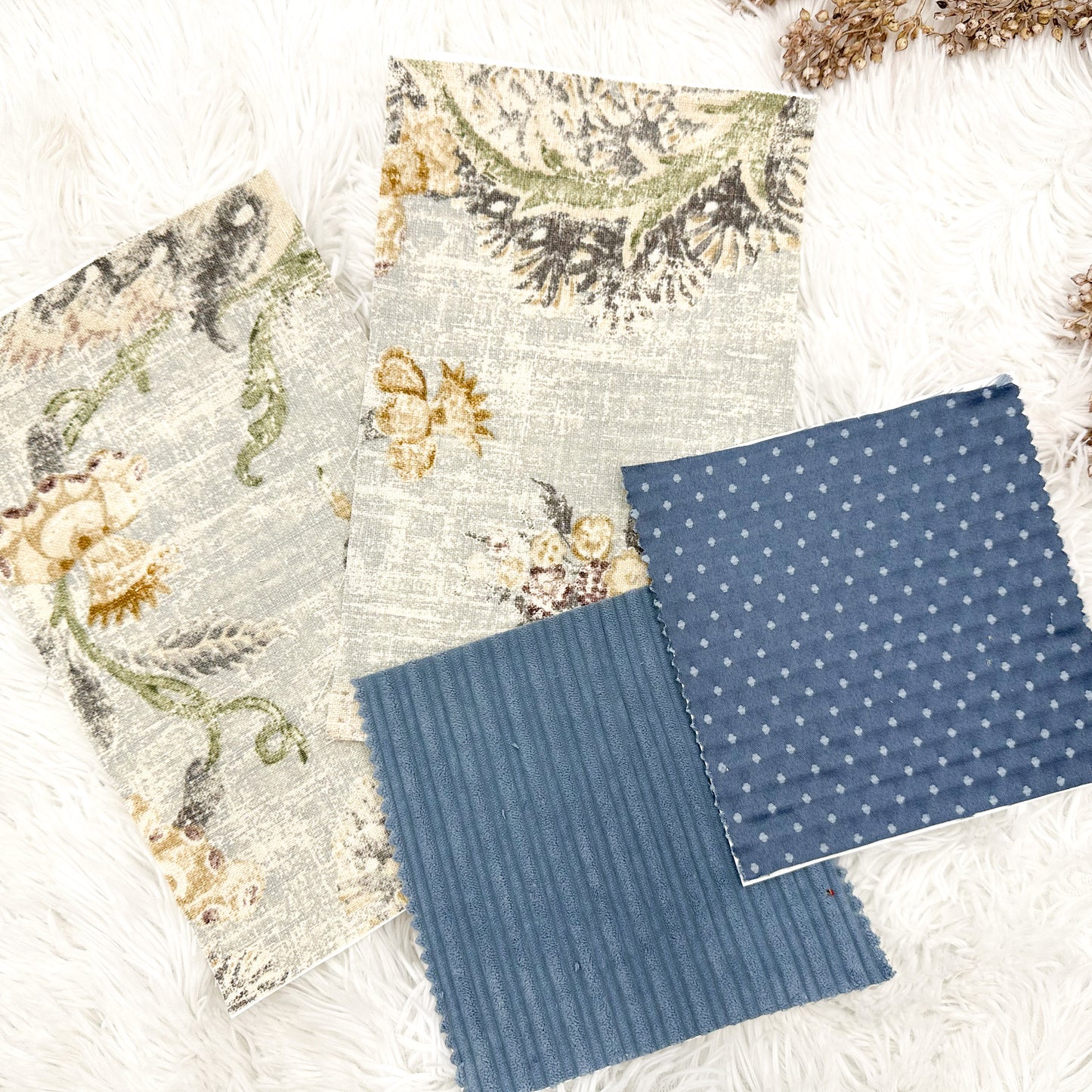 Adhesive Fabric Sheets (Set of 4)
