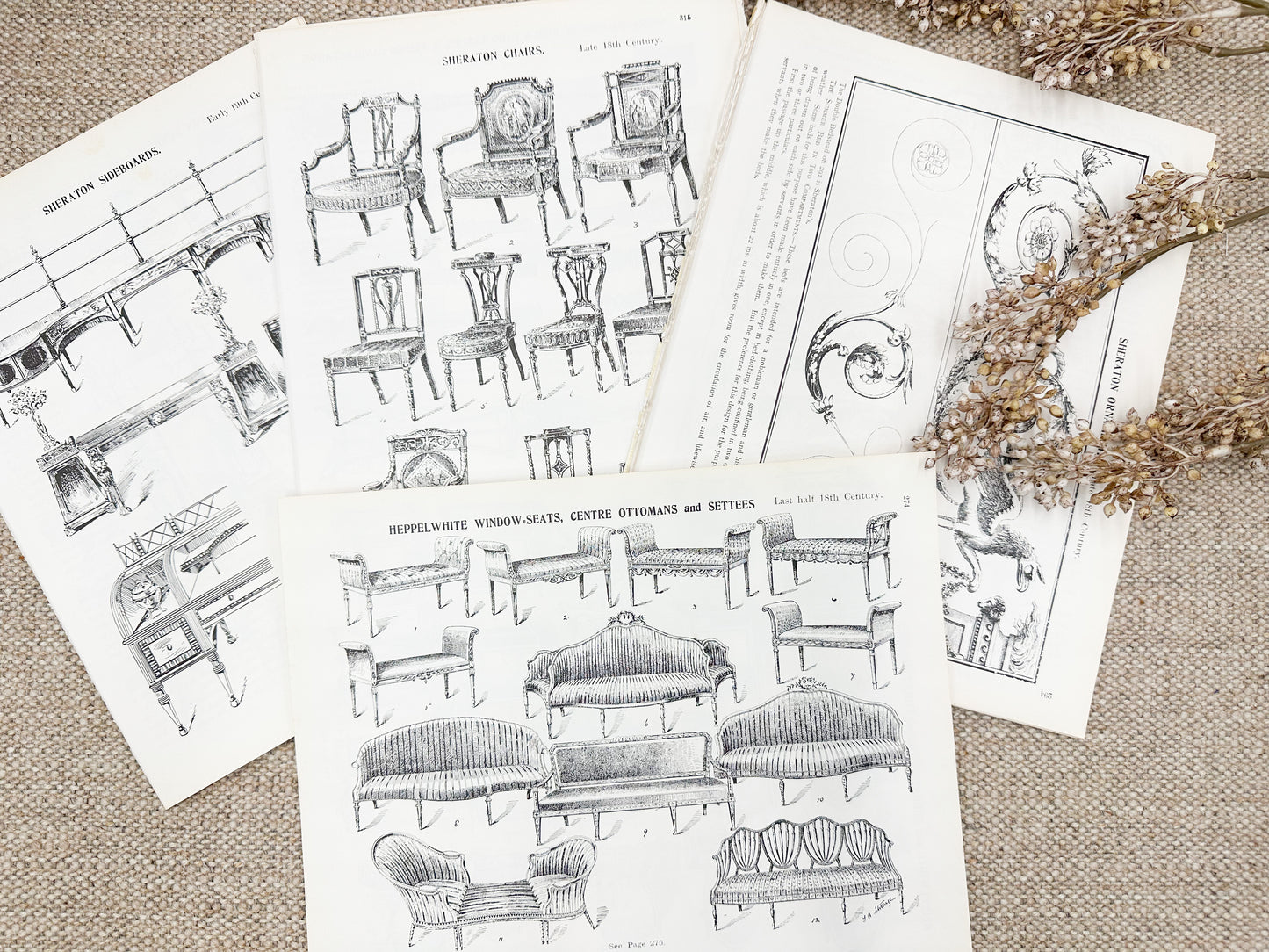 Furniture Pages (Set of 10 pages)
