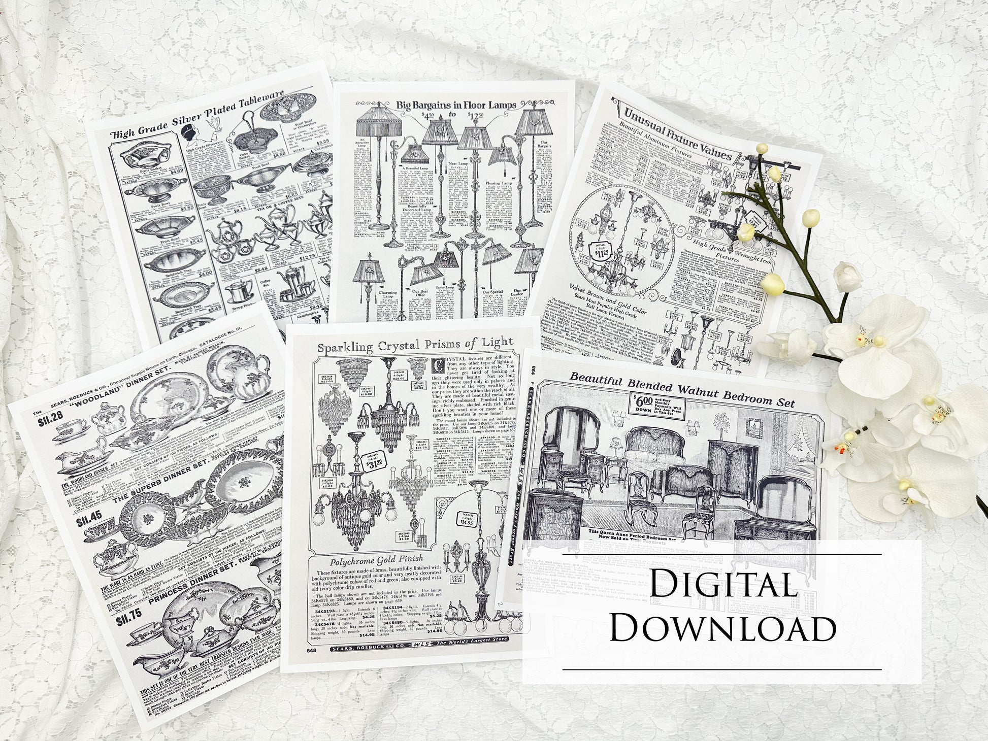 Sears Roebuck Household Catalog Pages Digital Download A House of Books