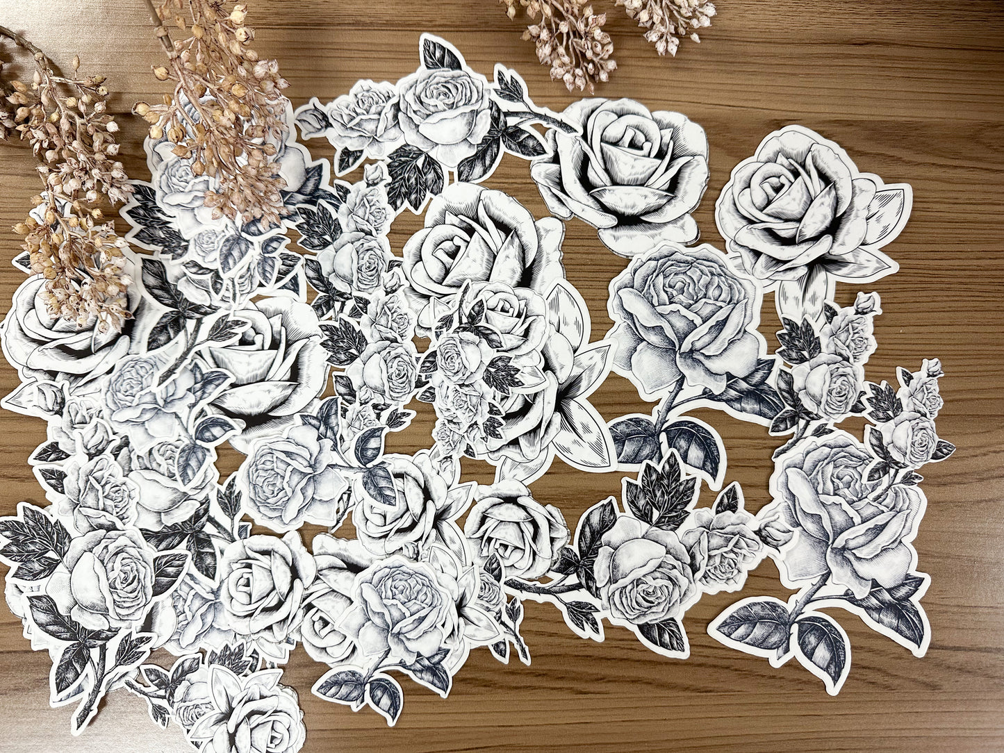 Reproduction Stickers- Black and White