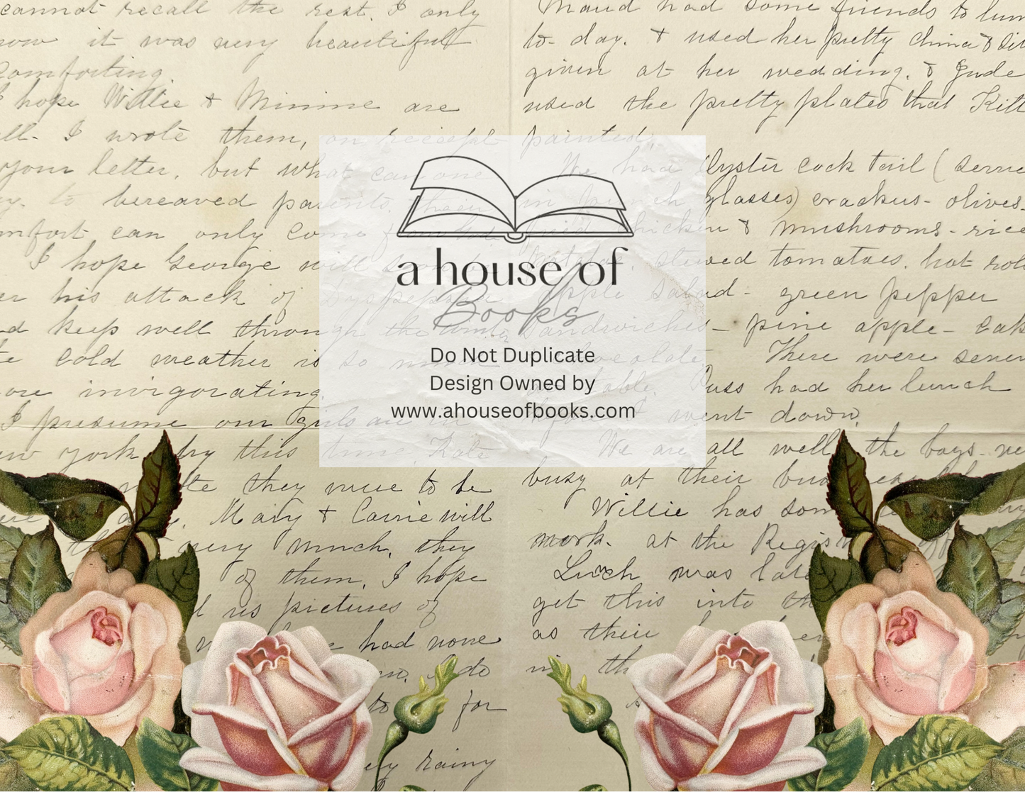 Double-Sided Paper Pack- Vintage Floral