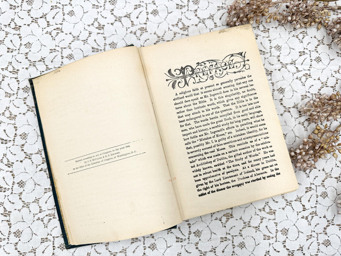 Mistakes of Ingersoll and His Answers