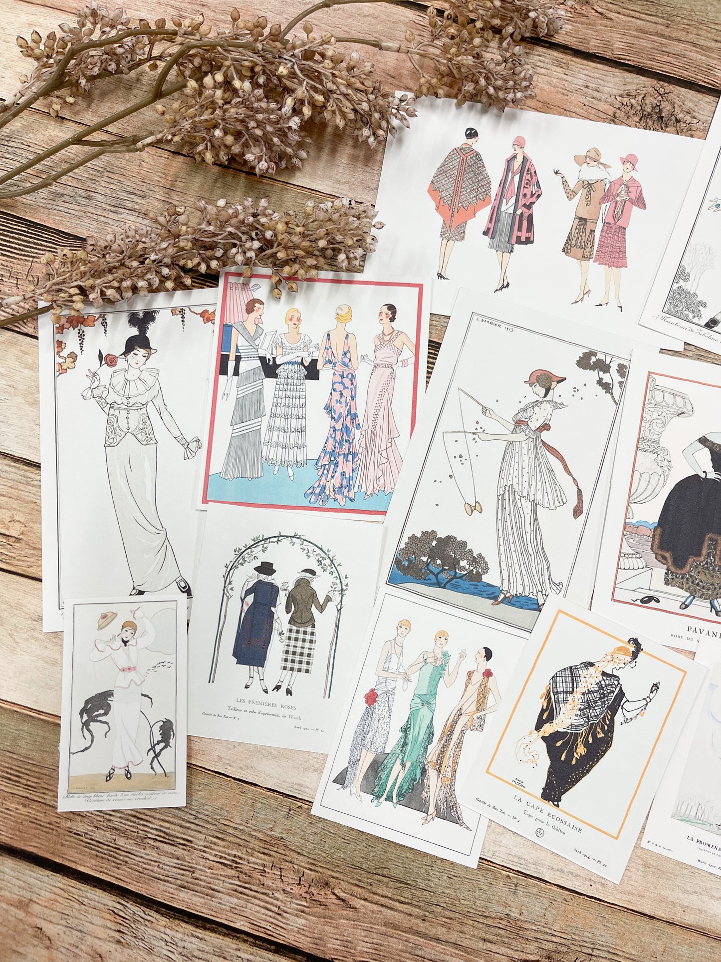 Reproduction Ephemera of Vintage Ladies