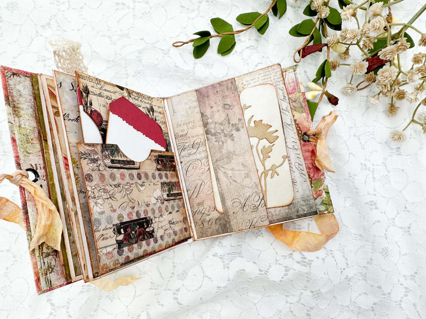 Floral Journal by Becky Meldrum