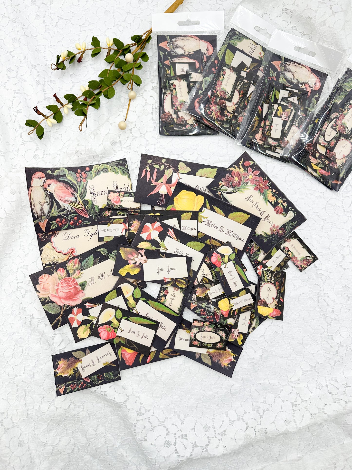 Reproduction Calling Card Stickers