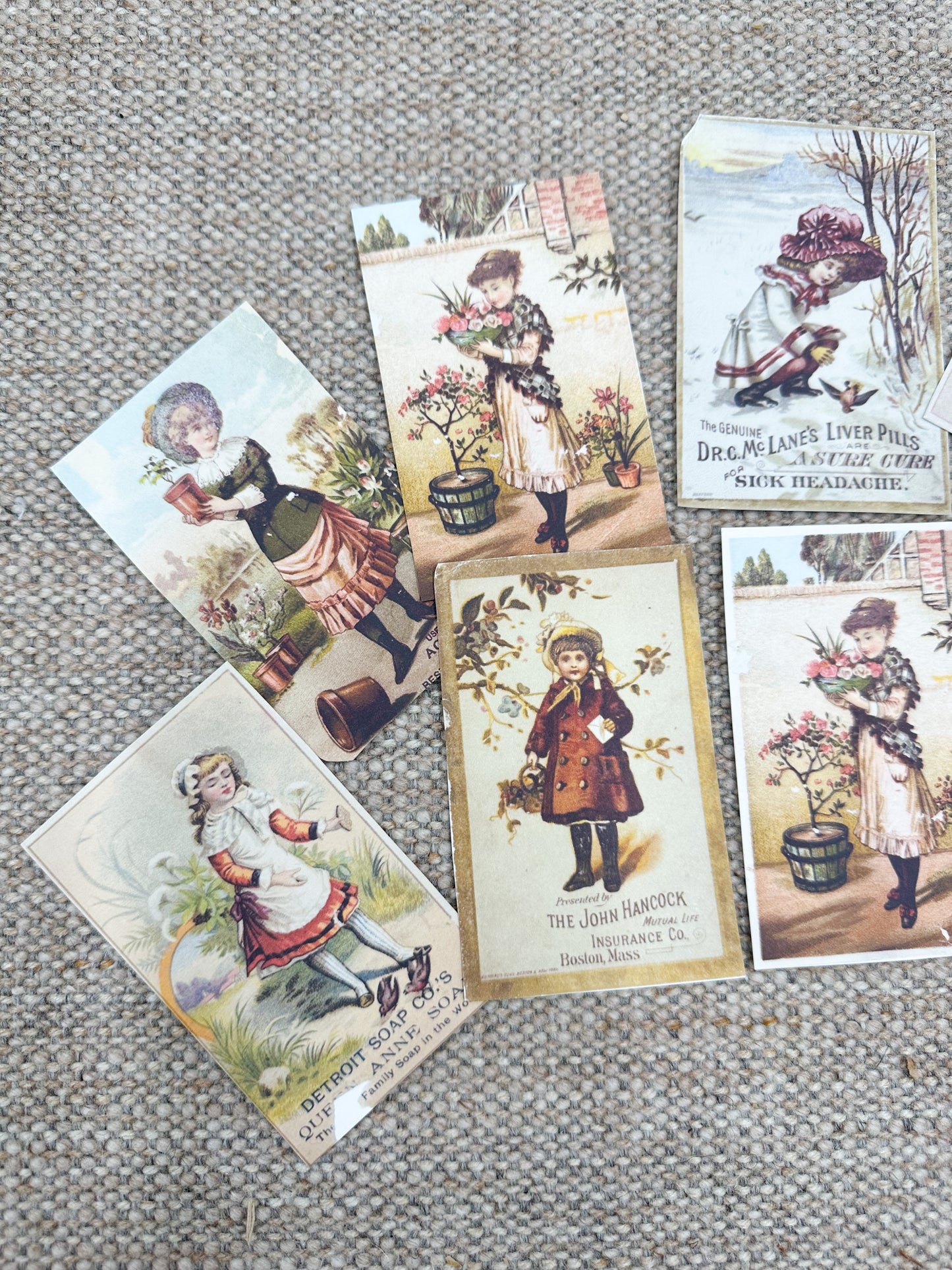 Vintage Trading Cards- Digital Download