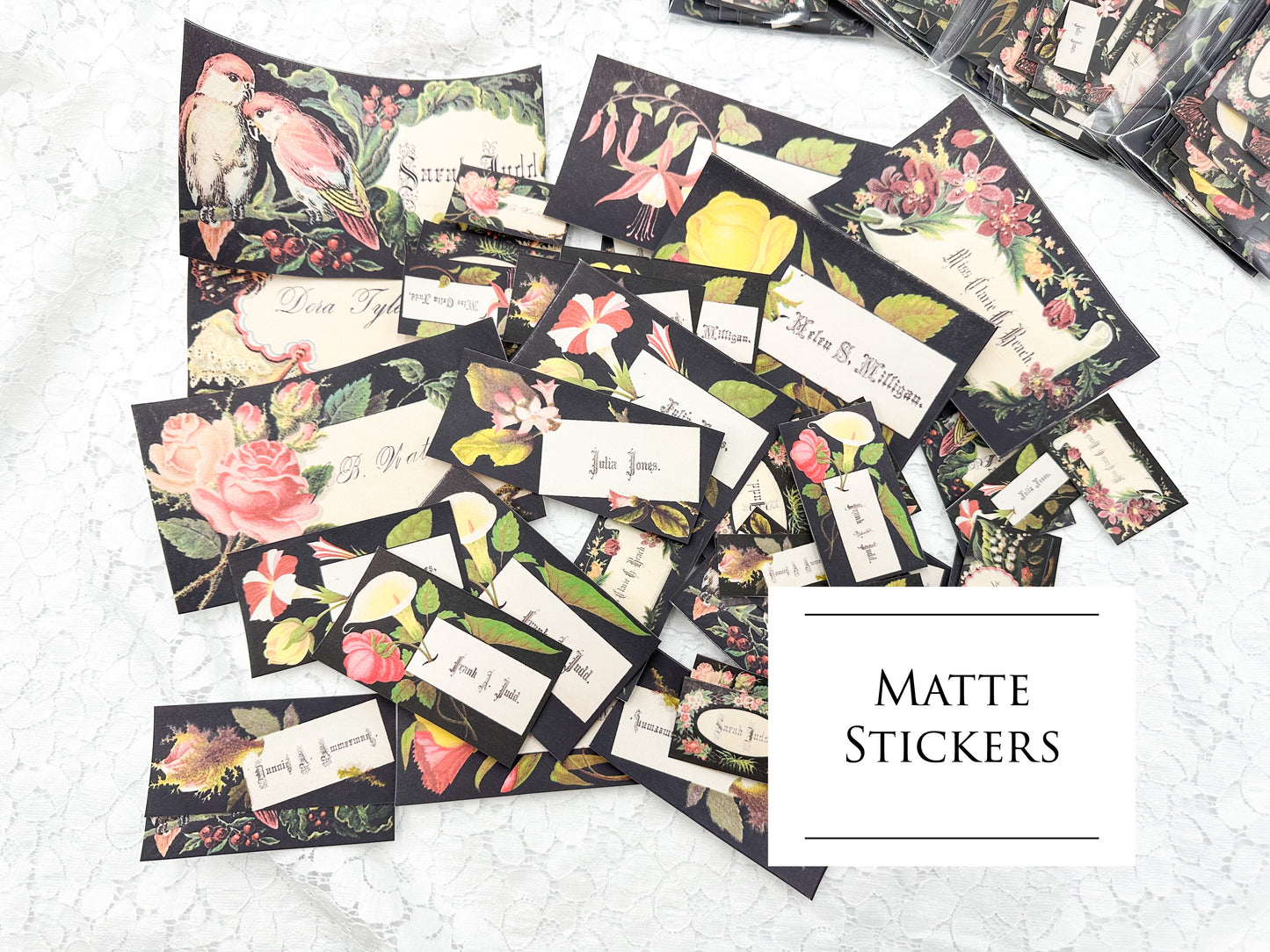 Reproduction Calling Card Stickers