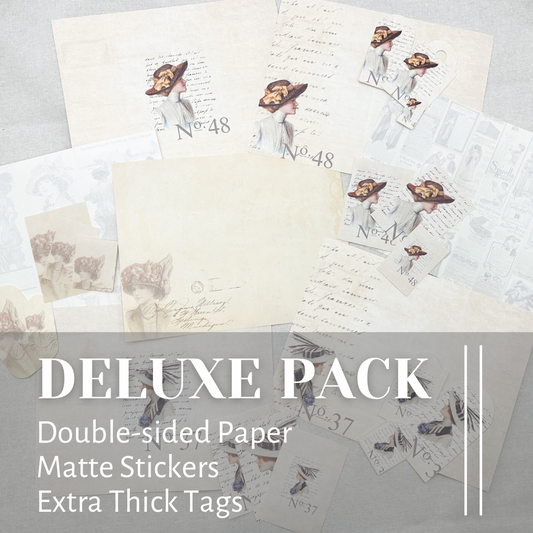Deluxe Kit- Paper, Stickers, & Tags
