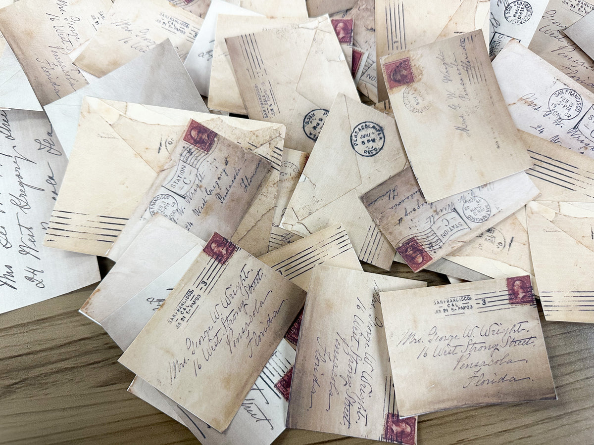 Receiving Copy Envelope Sticker Reproduction Envelope Stickers – A House of Books