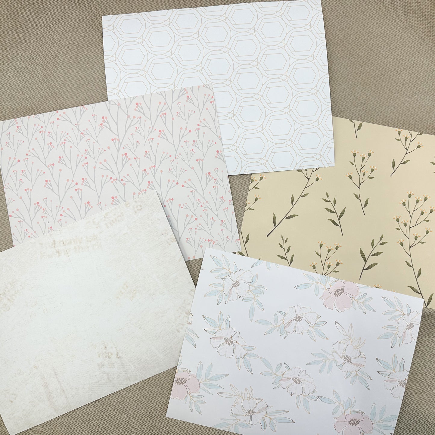 Double-Sided Paper Pack- Vintage Floral