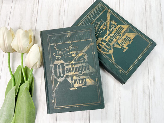 Washington Irving Vintage Book Set