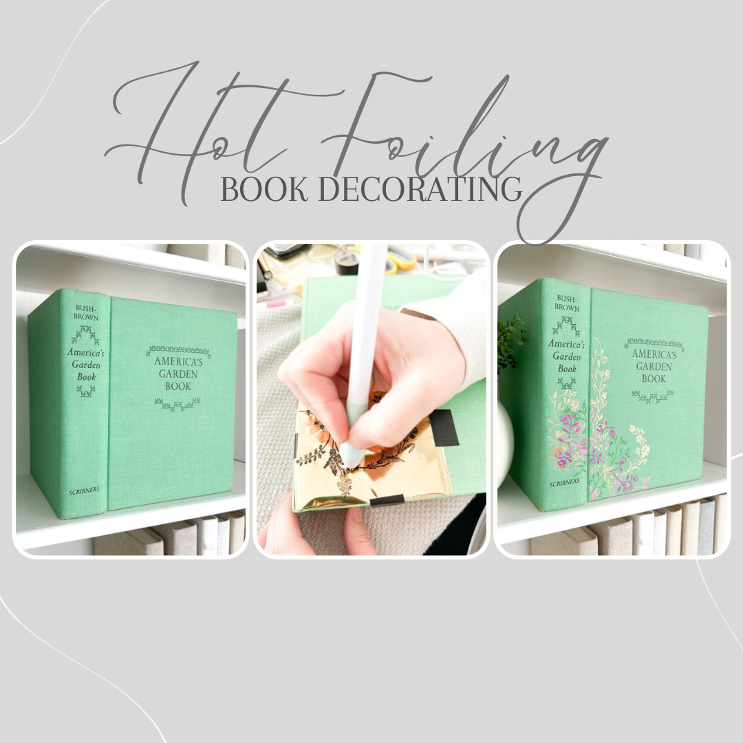 Foiling Workshop- Create Book Set or Journal and Bookmark