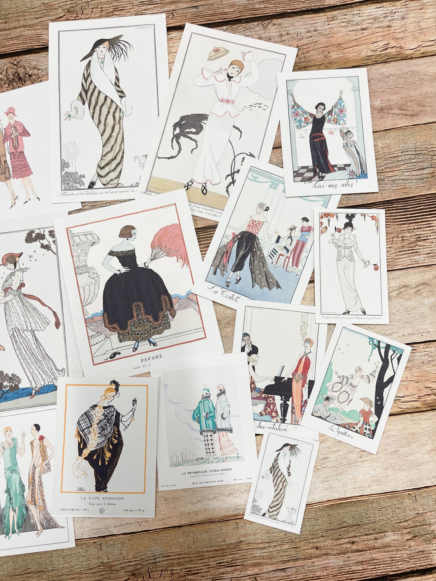 Reproduction Ephemera of Vintage Ladies