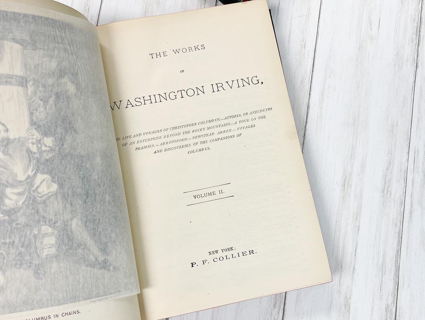 Washington Irving Vintage Book Set