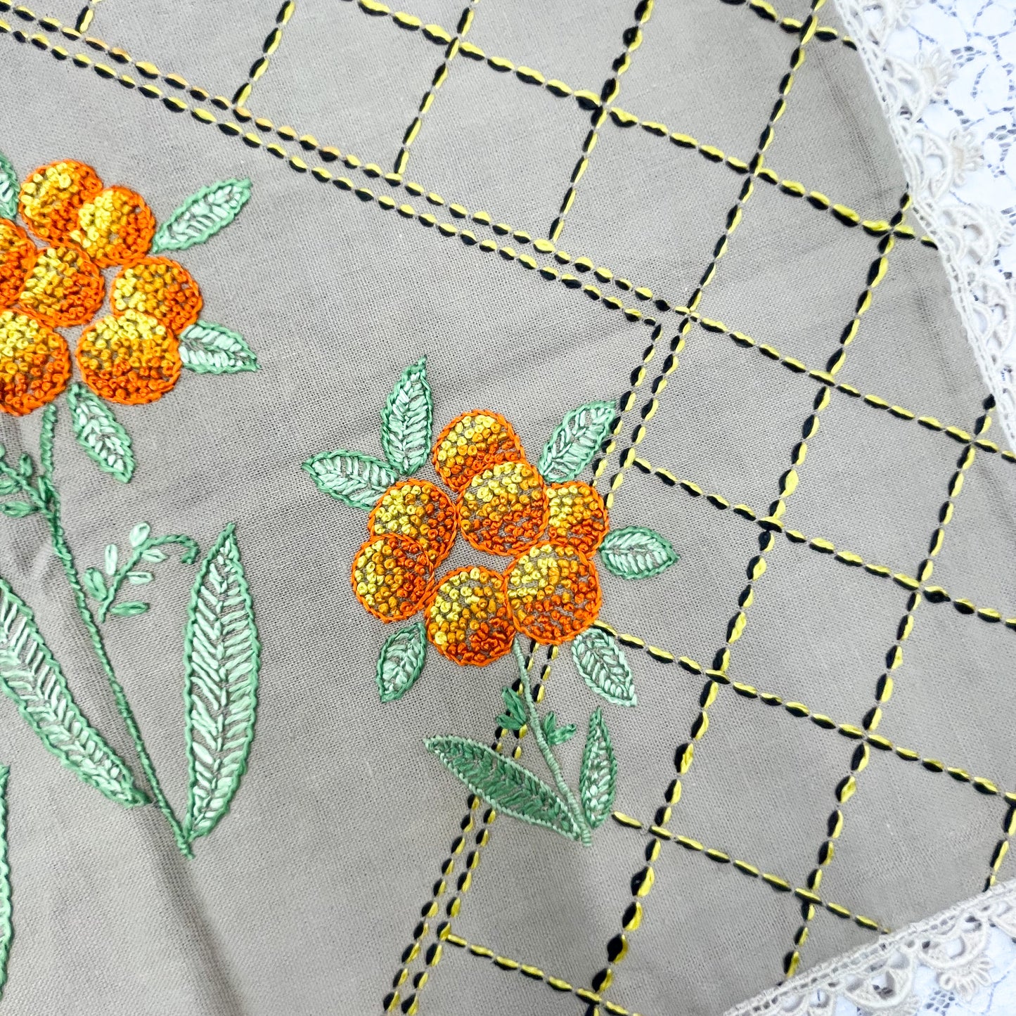 Embroidered Pillow Case