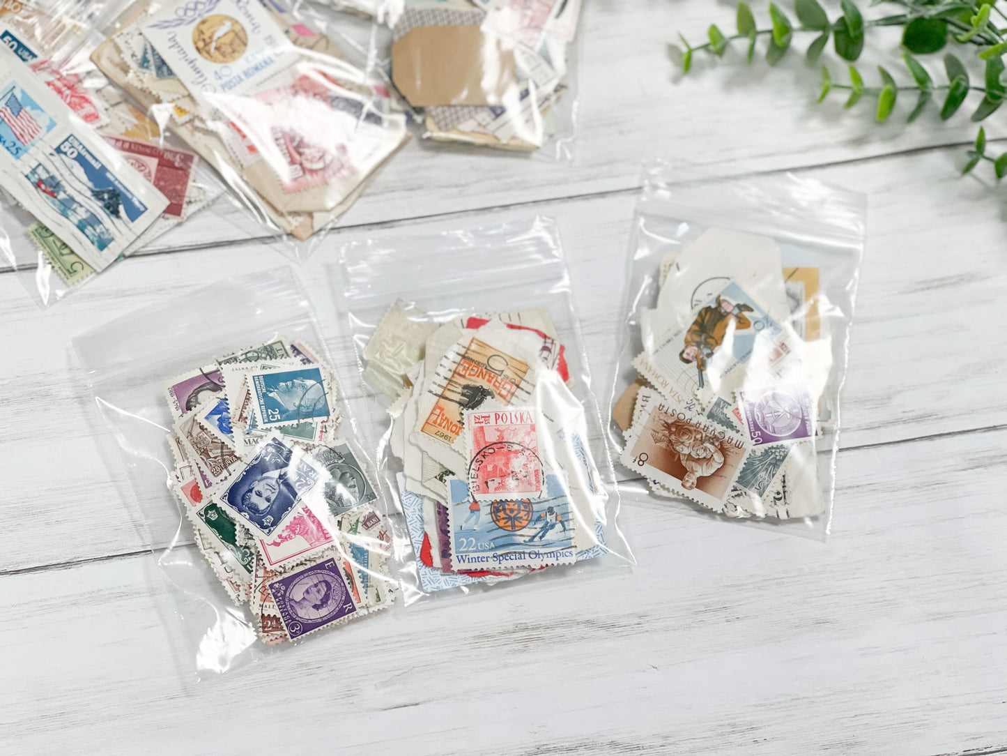 Bag of Vintage Stamps