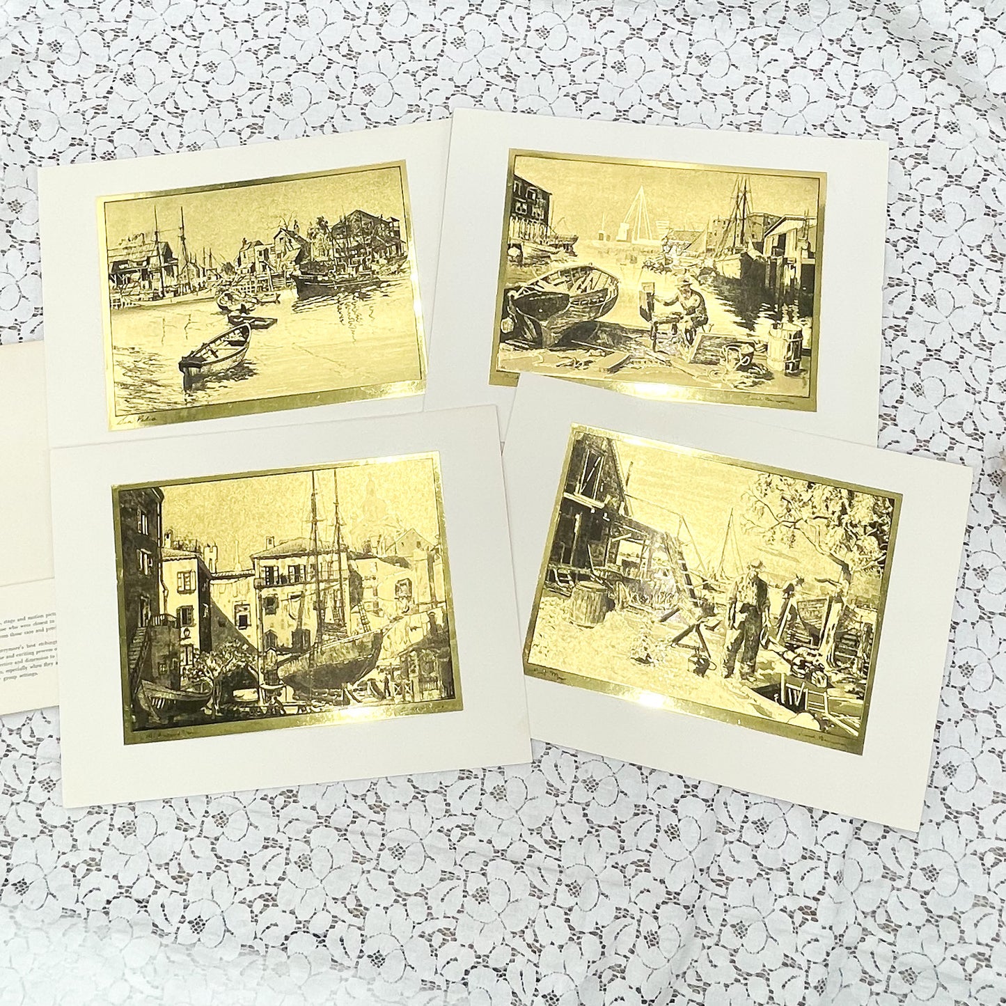 Lionel Barrymore Gold-Etch Prints