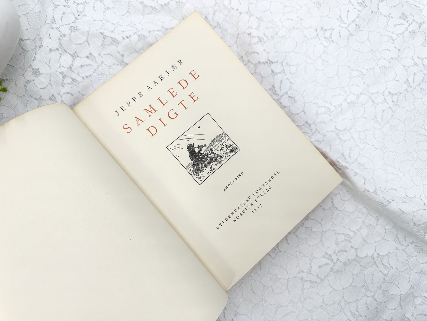 Danish Book, Jeppe Aakjer Samlede Digte, 1947